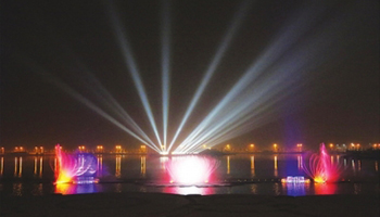 廣州恒之光戶外產品助力打造馬鞍山秀山湖廣